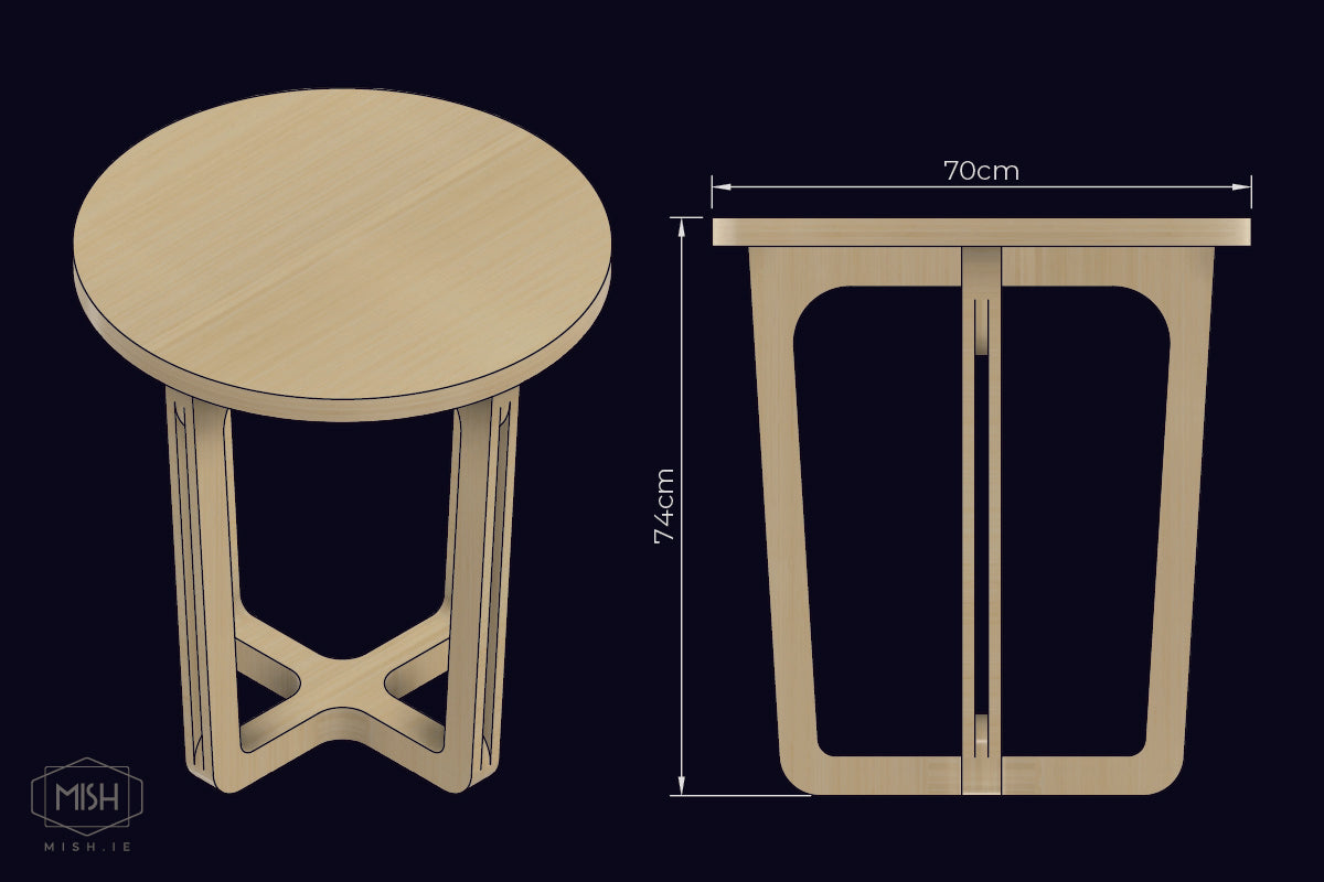 COR: Pedestal Table
